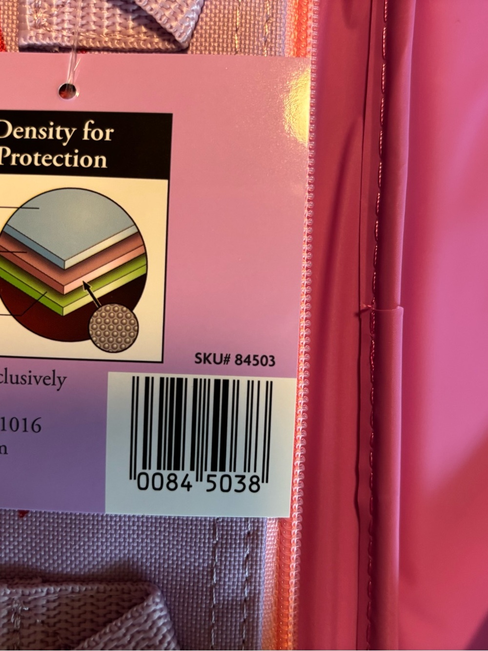 Trader Joe's Insulated Tote Bag in Pink/Purple/Red - Picture 4 of 4